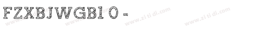 FZXBJWGB1 0下载字体转换